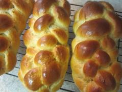 Six Braid Challahs